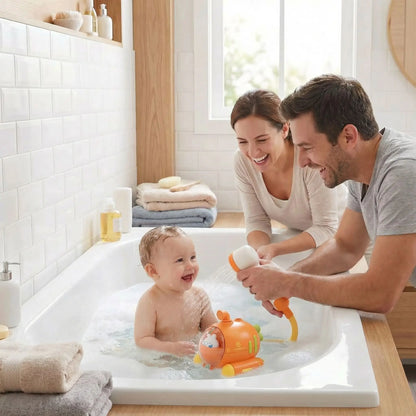 Jouet De Bain Bebe avec papa maman