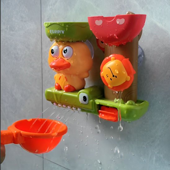 Jouet baignoire bebe​ au mur a ventouse